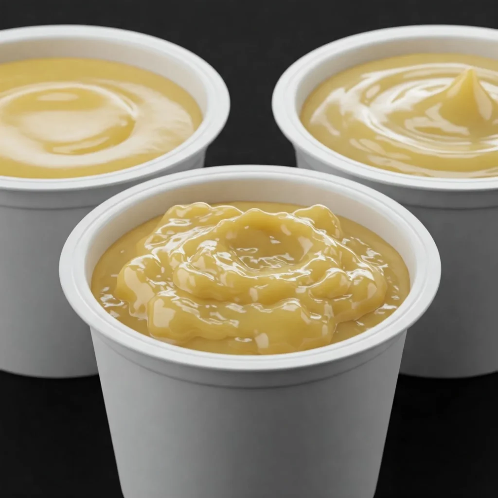 Puding yaparken yapılan yaygın hatalar ve ideal kıvamın karşılaştırması.