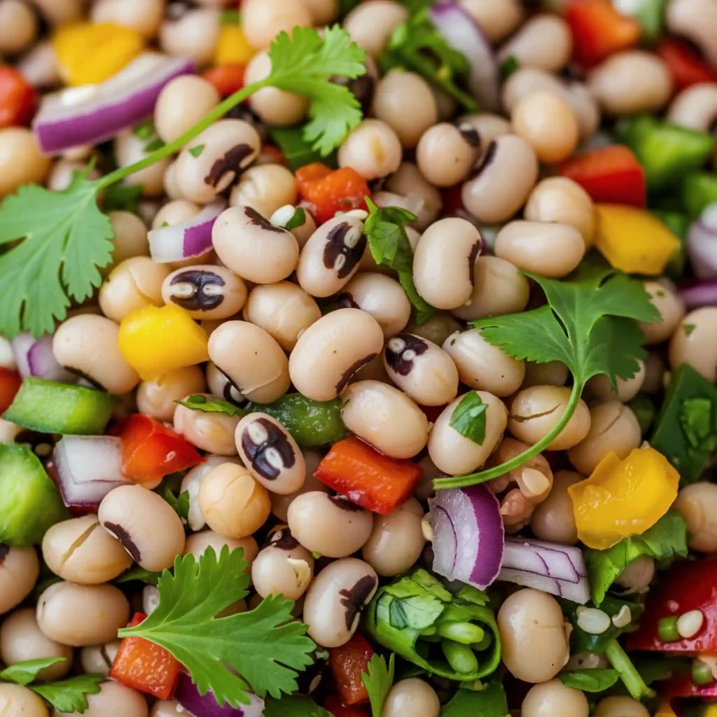 Maydanozlu ve soğanlı börülce salatası