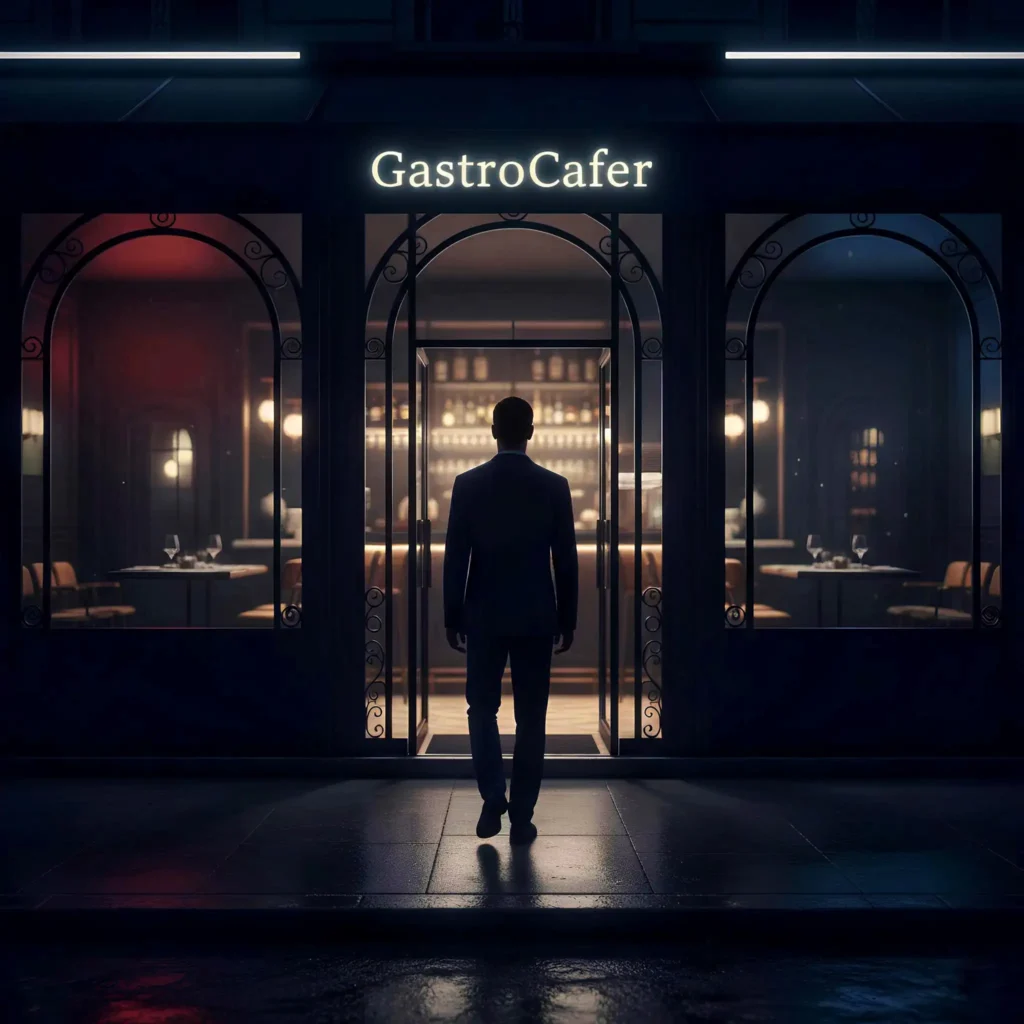 Gastronomi trendlerine göre karar vermeye çalışan bir tüketici silüeti