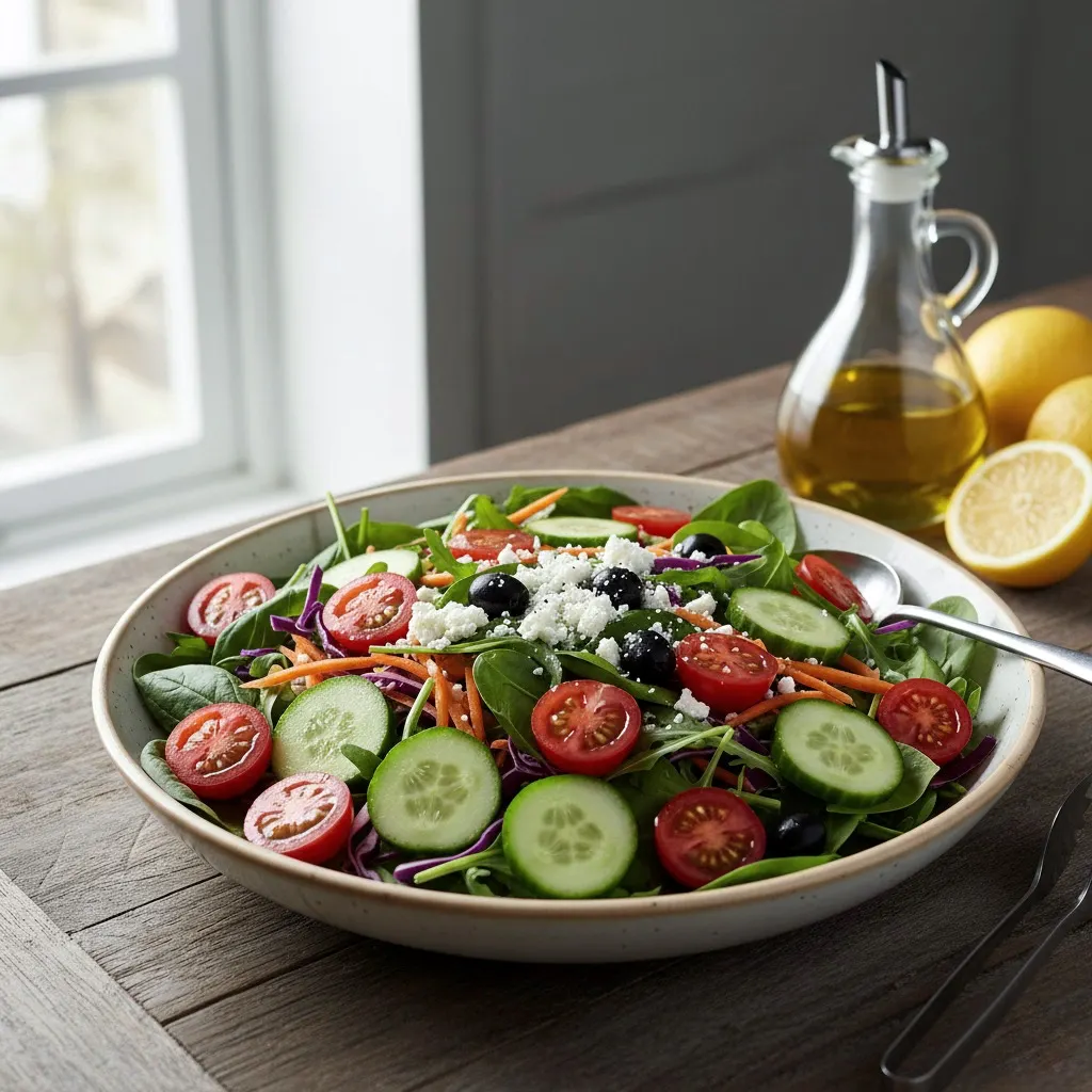 Sade bir salata çeşidi